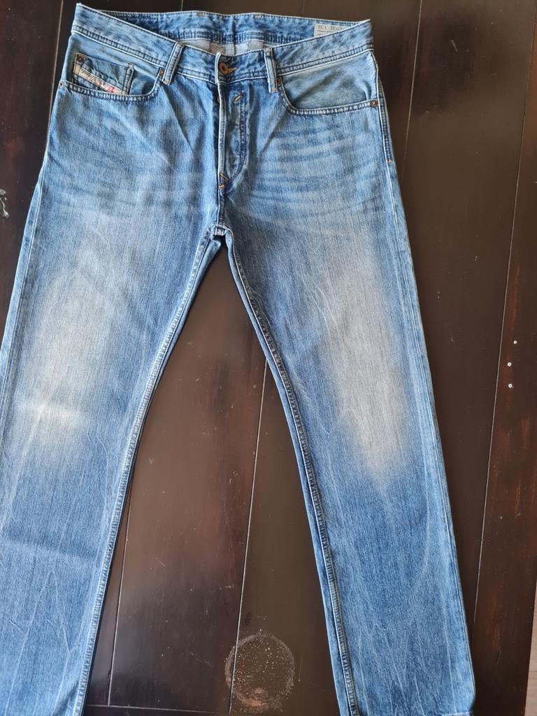 CLASSIC VINTAGE DIESEL WAYKEE STRAIGHT FIT JEANS 32/32, Diesel, Blauw, W32 (confectie 46) of kleiner, Ophalen of Verzenden