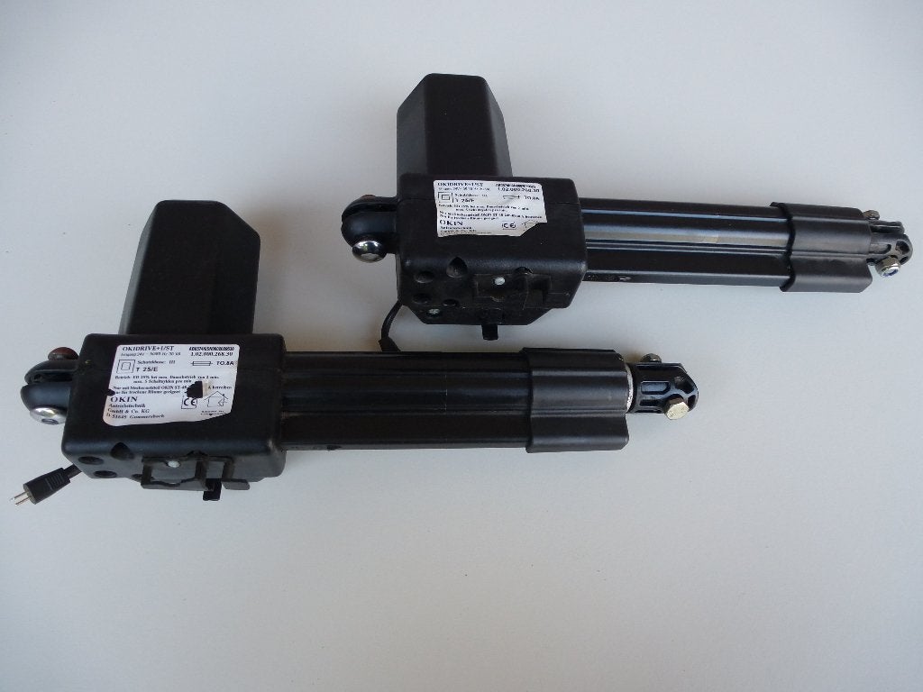 Een OKIN lineaire motor (actuator) | in zeer goede staat, Ophalen of Verzenden, Zo goed als nieuw, Eenpersoons, Hout