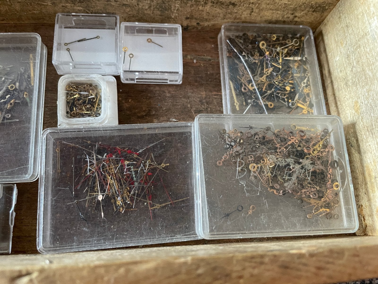 Grote collectie wijzers voor (zak)horloges en klokken, Ophalen of Verzenden