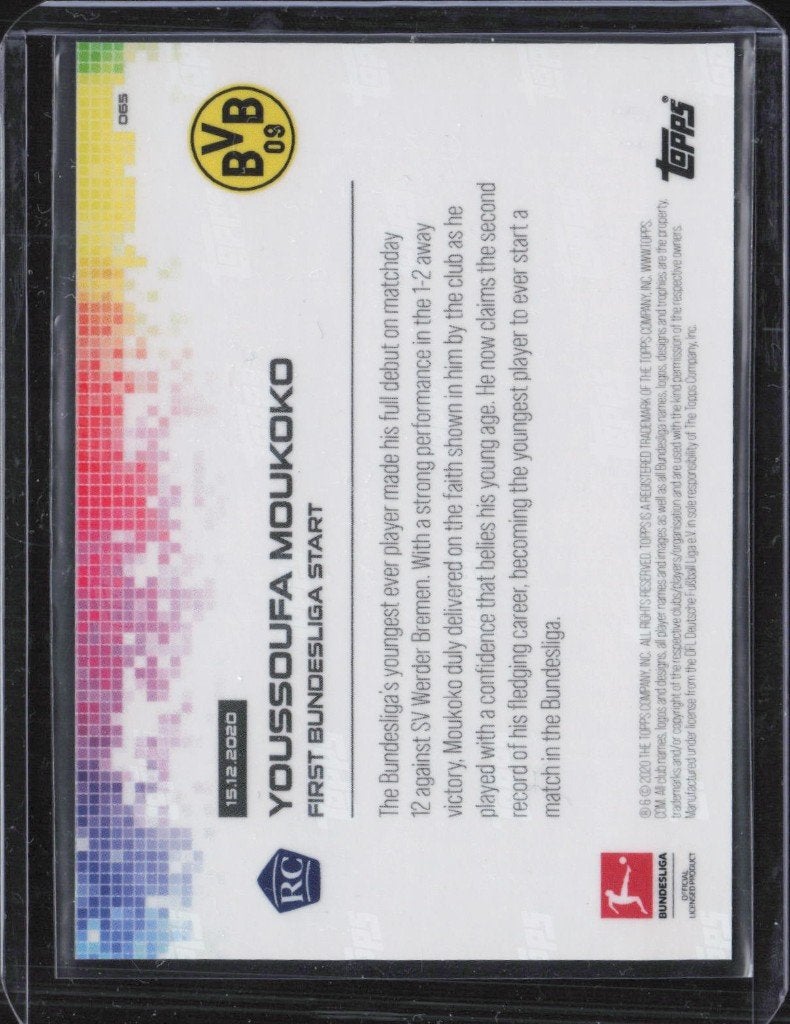 Topps NOW Rookie Cards Moukoko Knauff Adamu RC, Ophalen of Verzenden, Zo goed als nieuw, Plaatje