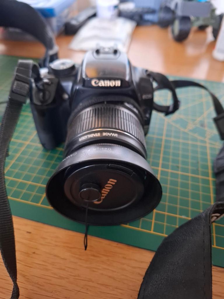 Te koop Canon EOS 400D + toebehoren, Ophalen, Gebruikt, Spiegelreflex, Canon