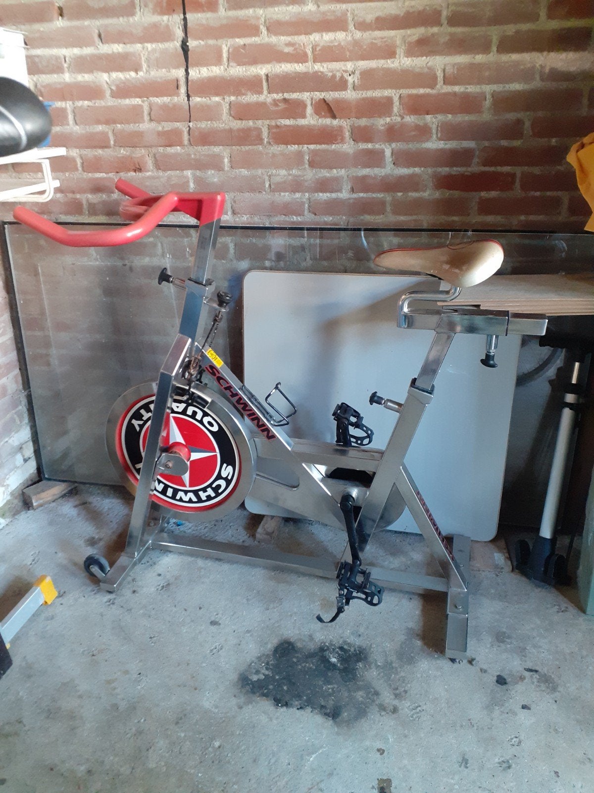 Schwinn spinning fiets, Sport en Fitness, Fitnessapparatuur, Ophalen, Gebruikt, Aluminium, Spinningfiets