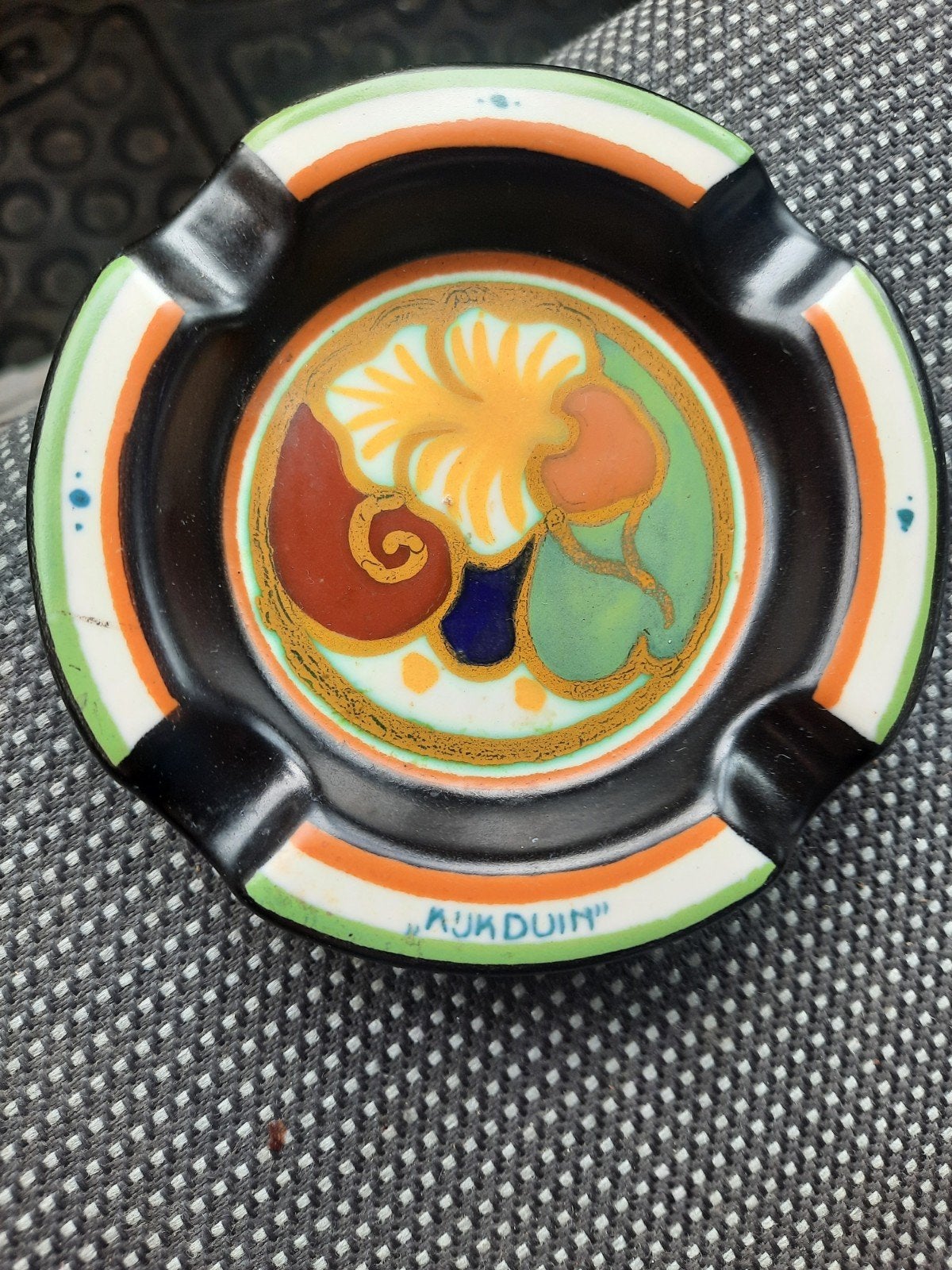 Vintage Zenith Gouda Fleur asbak "Kijkduin", Ophalen of Verzenden