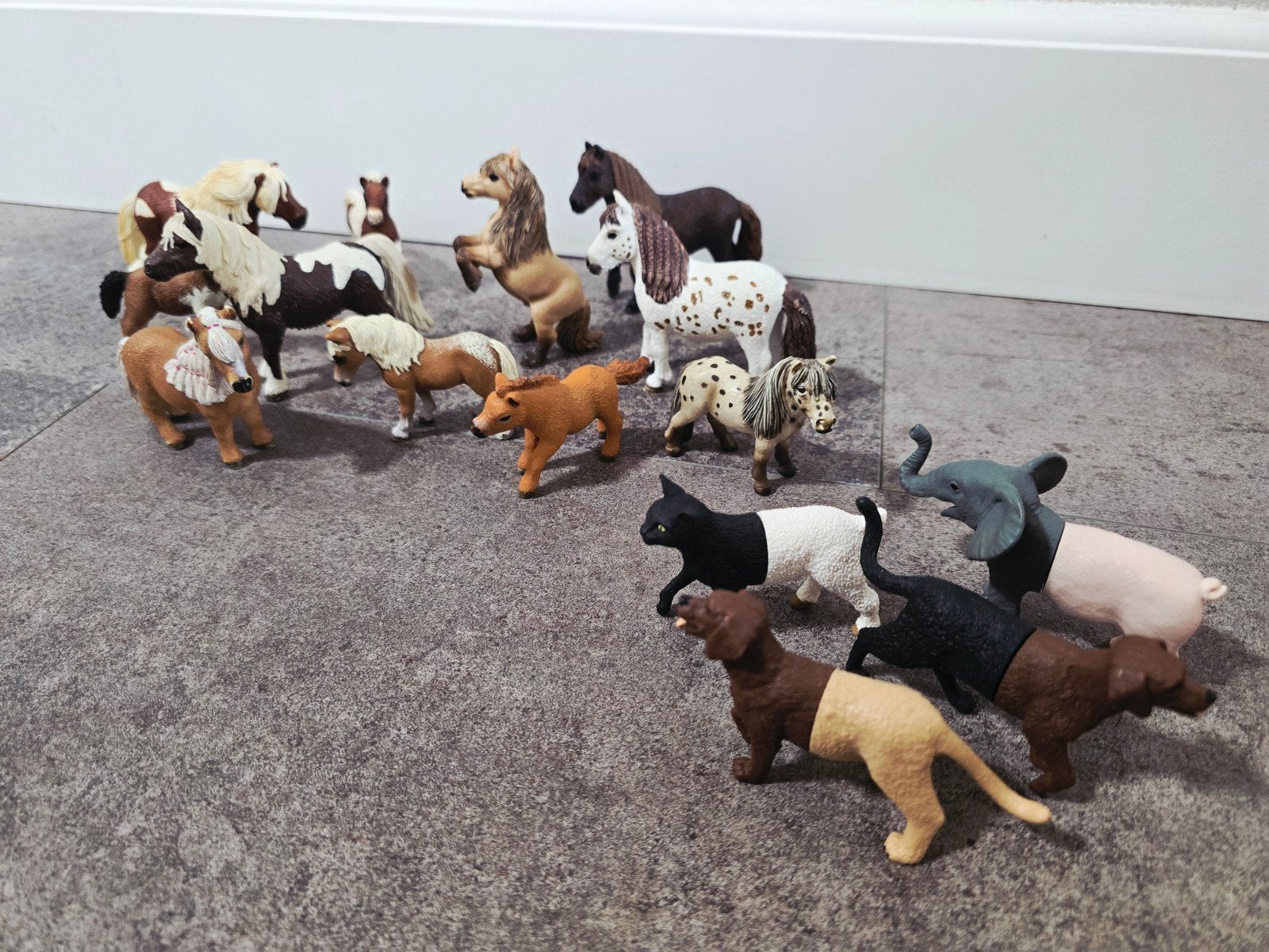 Schleich paarden zgan, Ophalen of Verzenden, Zo goed als nieuw, Paard, Beeldje of Figuurtje
