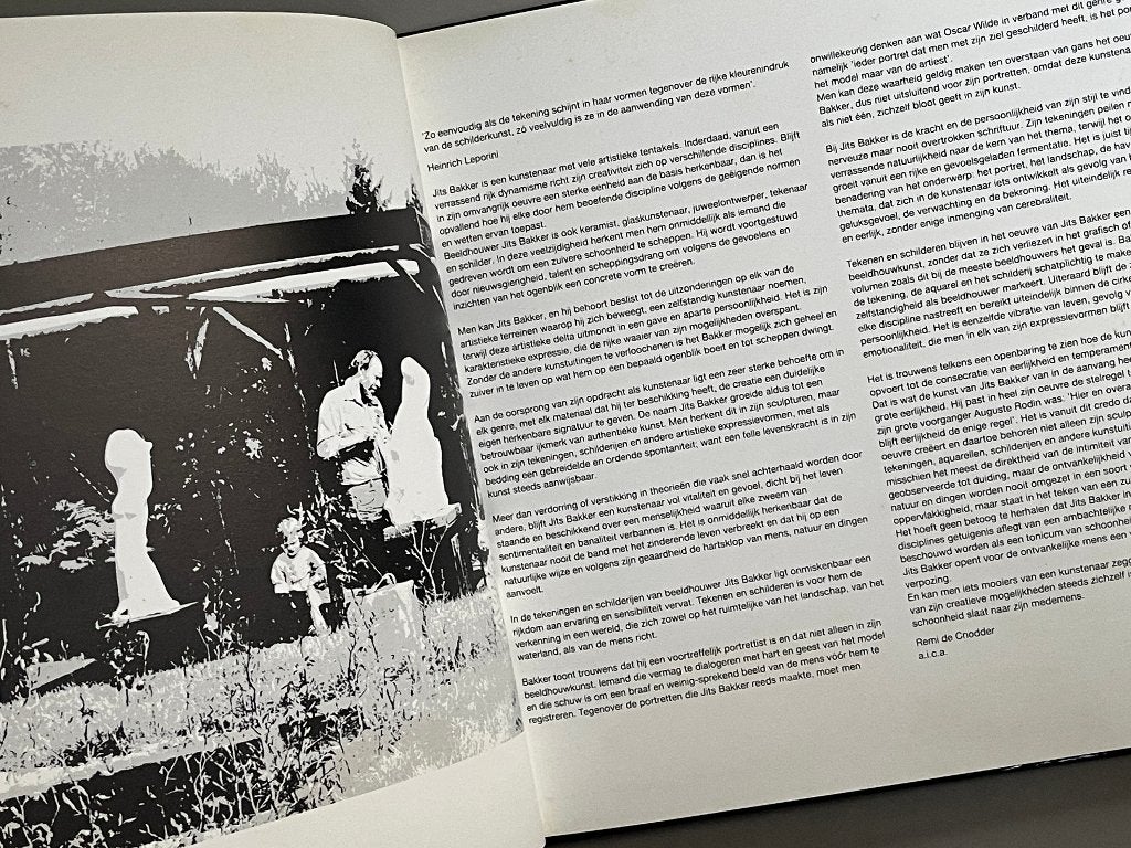  Jits Bakker beeldend kunstenaar, Boeken, Ophalen of Verzenden, Zo goed als nieuw, Schilder- en Tekenkunst