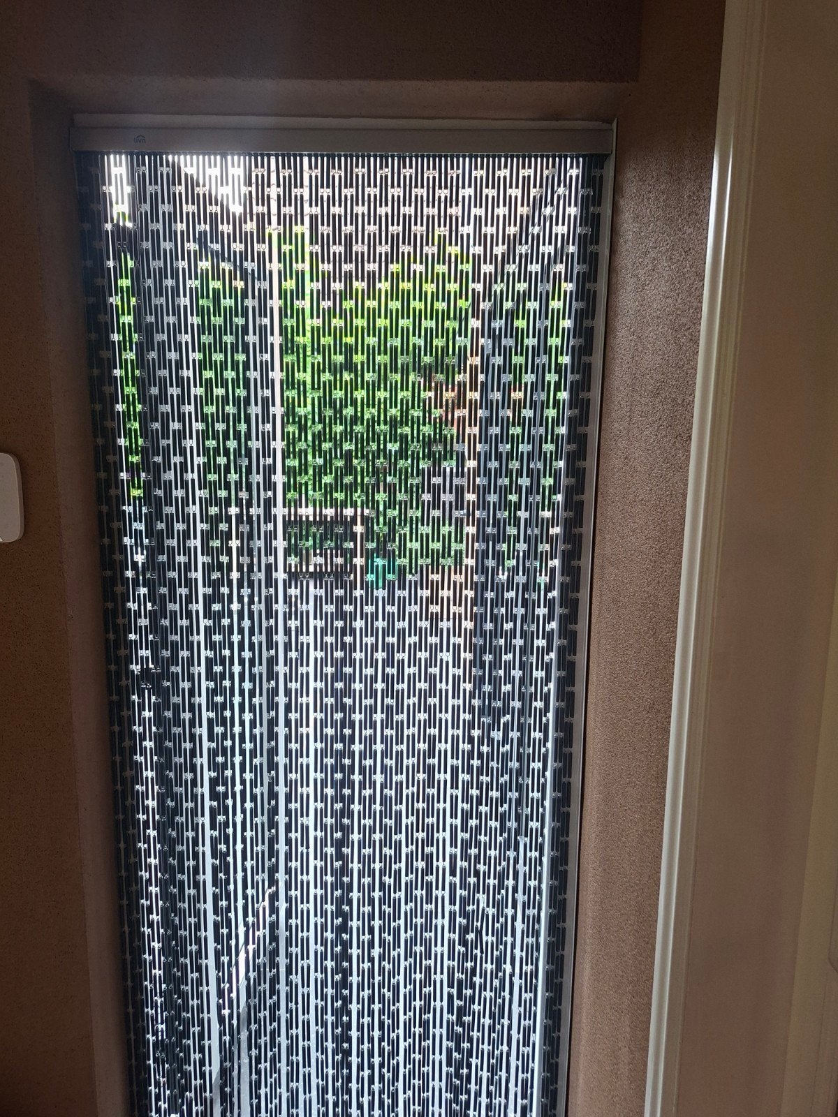 Zgan vliegengordijn, Ophalen, 80 tot 100 cm, Zo goed als nieuw, Metaal