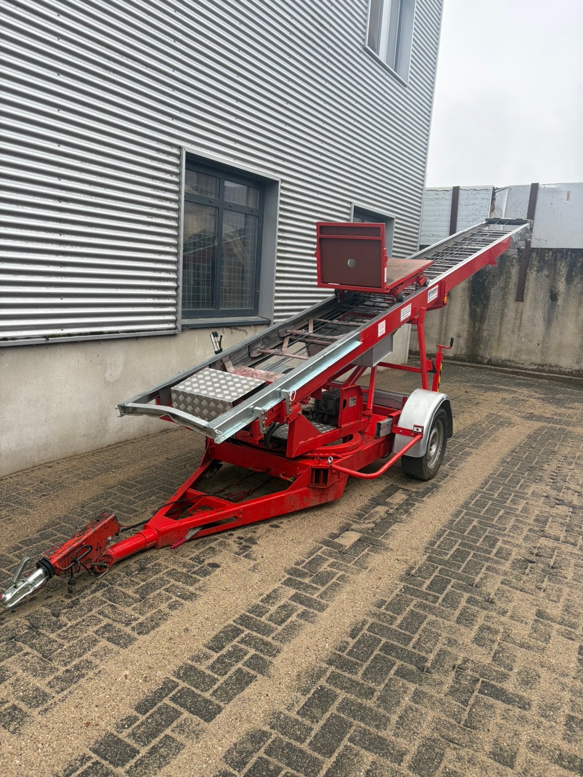 Pannenlift, Ophalen