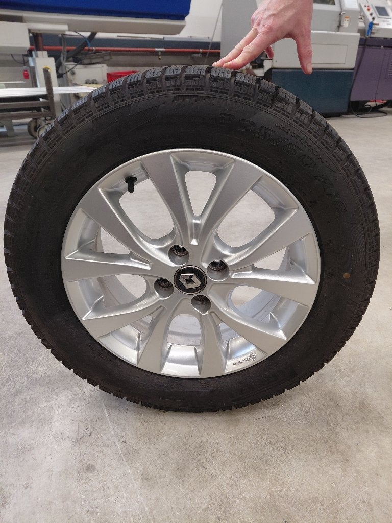 Winterbanden Renault Captur, Ophalen