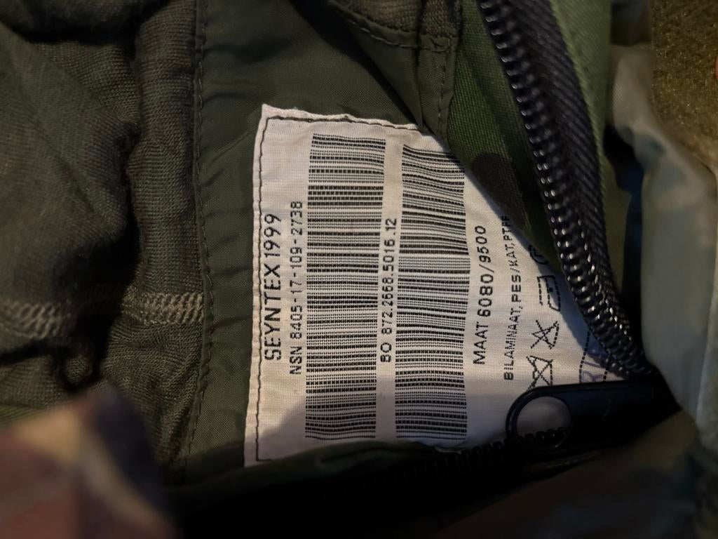 Regenjas KL - Camouflage - Zo goed als nieuw, Ophalen of Verzenden, Zo goed als nieuw, Maat 52/54 (L), Groen