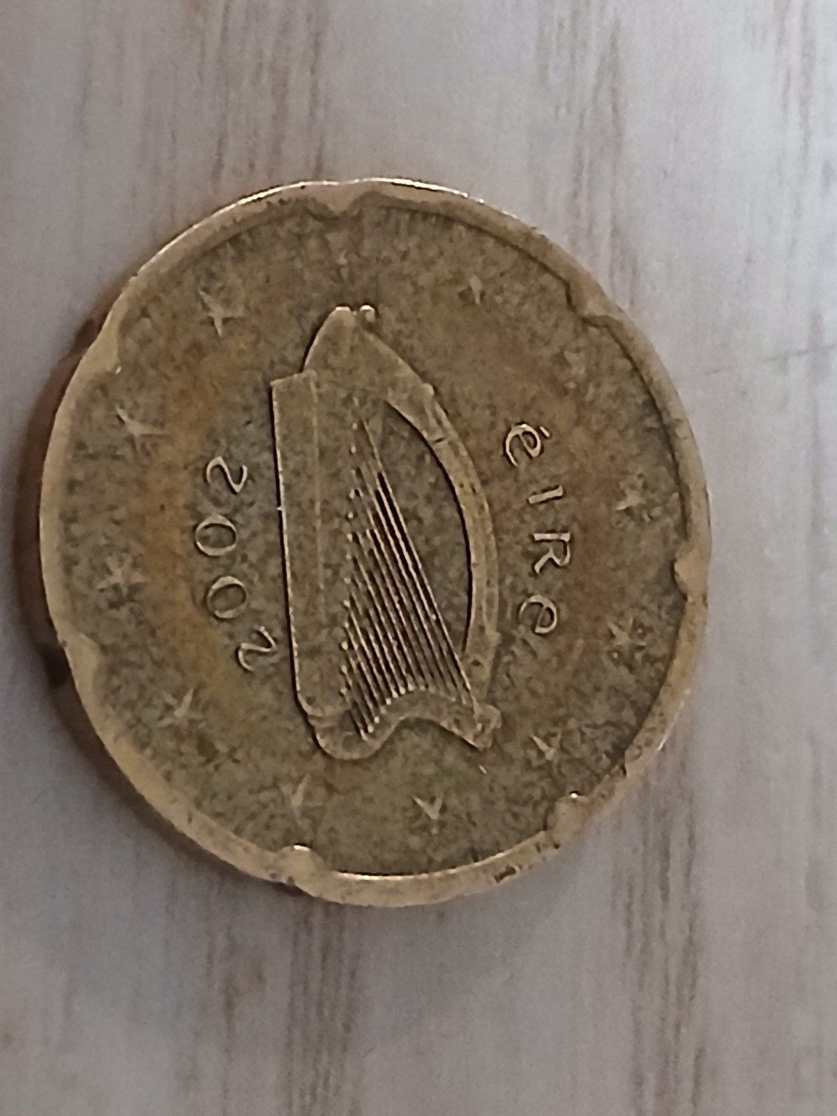 Ierse 20 cent munt 2002, Ophalen of Verzenden, Ierland, 20 cent, Losse munt