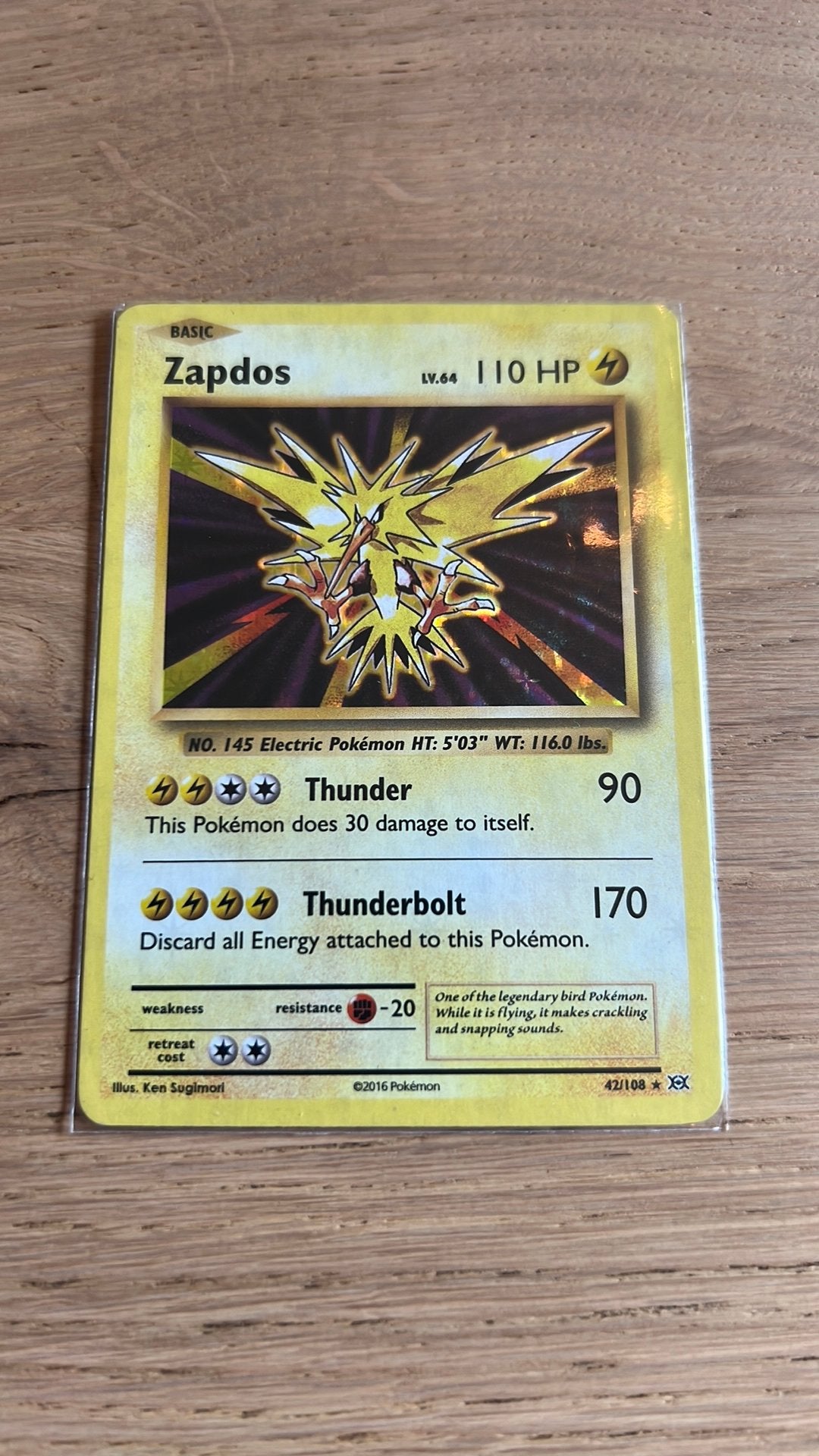 Zapdos, Ophalen of Verzenden, Zo goed als nieuw