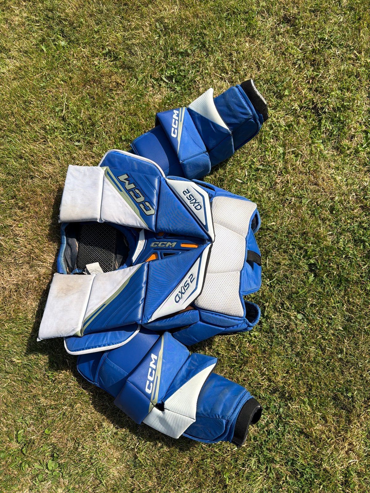 CCM Axis 2 ijshockey keeper borstbeschermer senior M, Sport en Fitness, Ophalen, Gebruikt