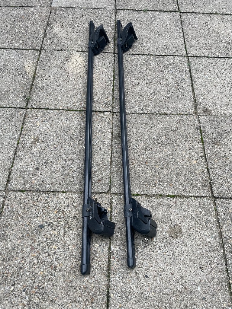 dakdragers 130 cm open rail systeem, Auto diversen, Ophalen, Gebruikt