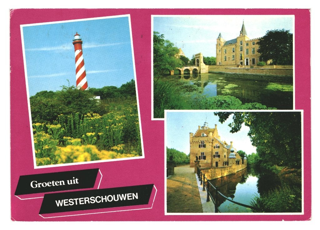 42465 Westerschouwen Zeeland 80+ Gelopen met Postzegel, Ophalen of Verzenden, 1980 tot heden, Gelopen, Zeeland