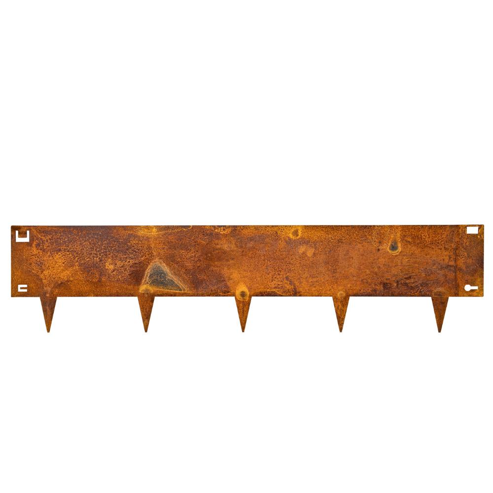 Cortenstaal Borderrand 24x106 cm - Duurzaam & Stijlvol, Overige materialen, 100 tot 200 cm, Nieuw, Ophalen of Verzenden