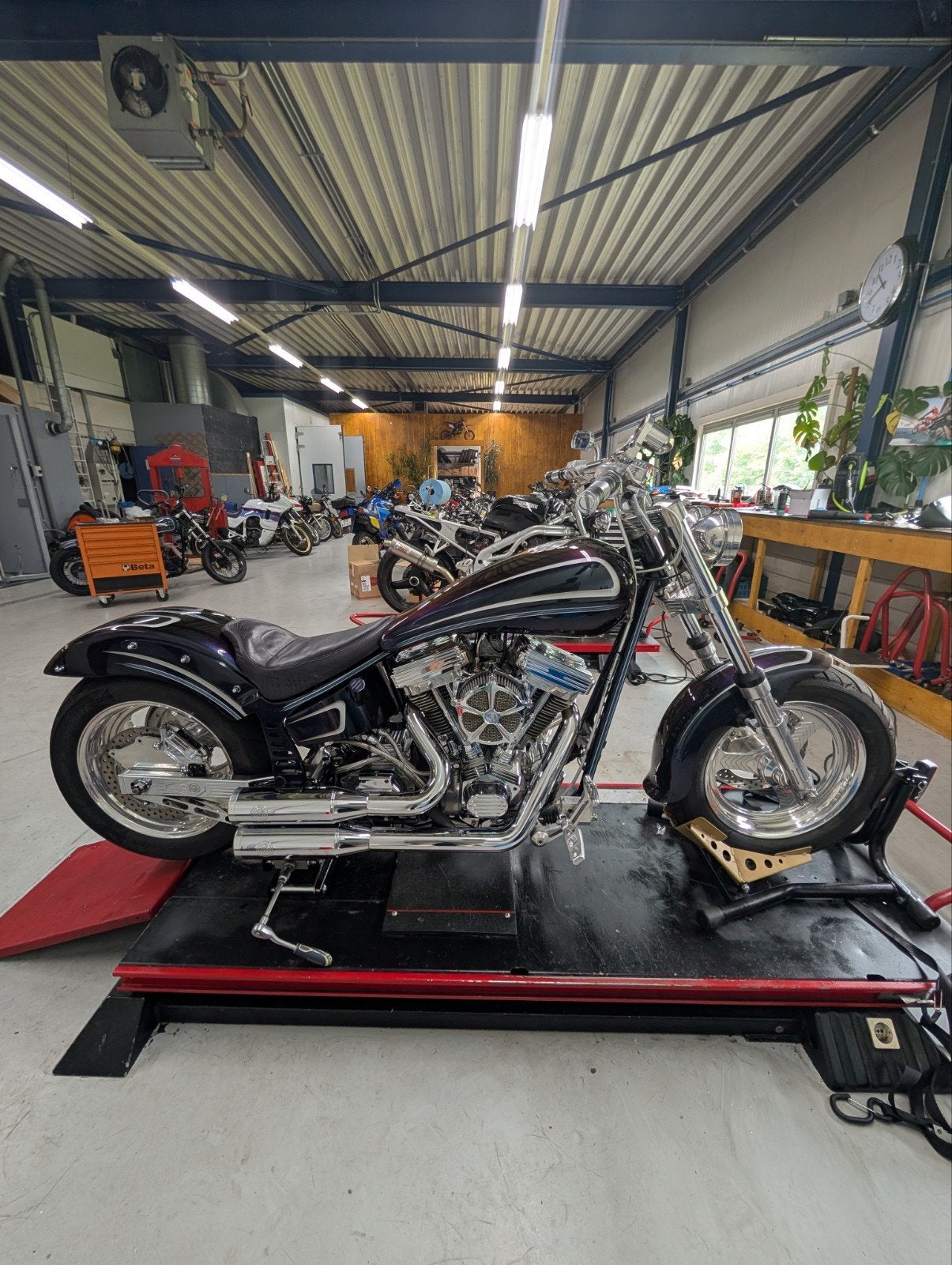 Custom Harley Davidson S&S, 2 cilinders, Particulier, Meer dan 35 kW, Handgeschakeld
