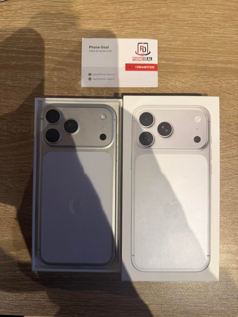 iPhone 17 pro max 256 gb factuur + Garantie, 256 GB, Apple, Apple, Zwart