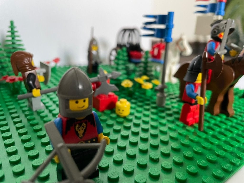 LEGO Vintage Castle Ridder Partij Minifiguren (6082 / 6075), Ophalen of Verzenden, Gebruikt, Minifiguur, Lego