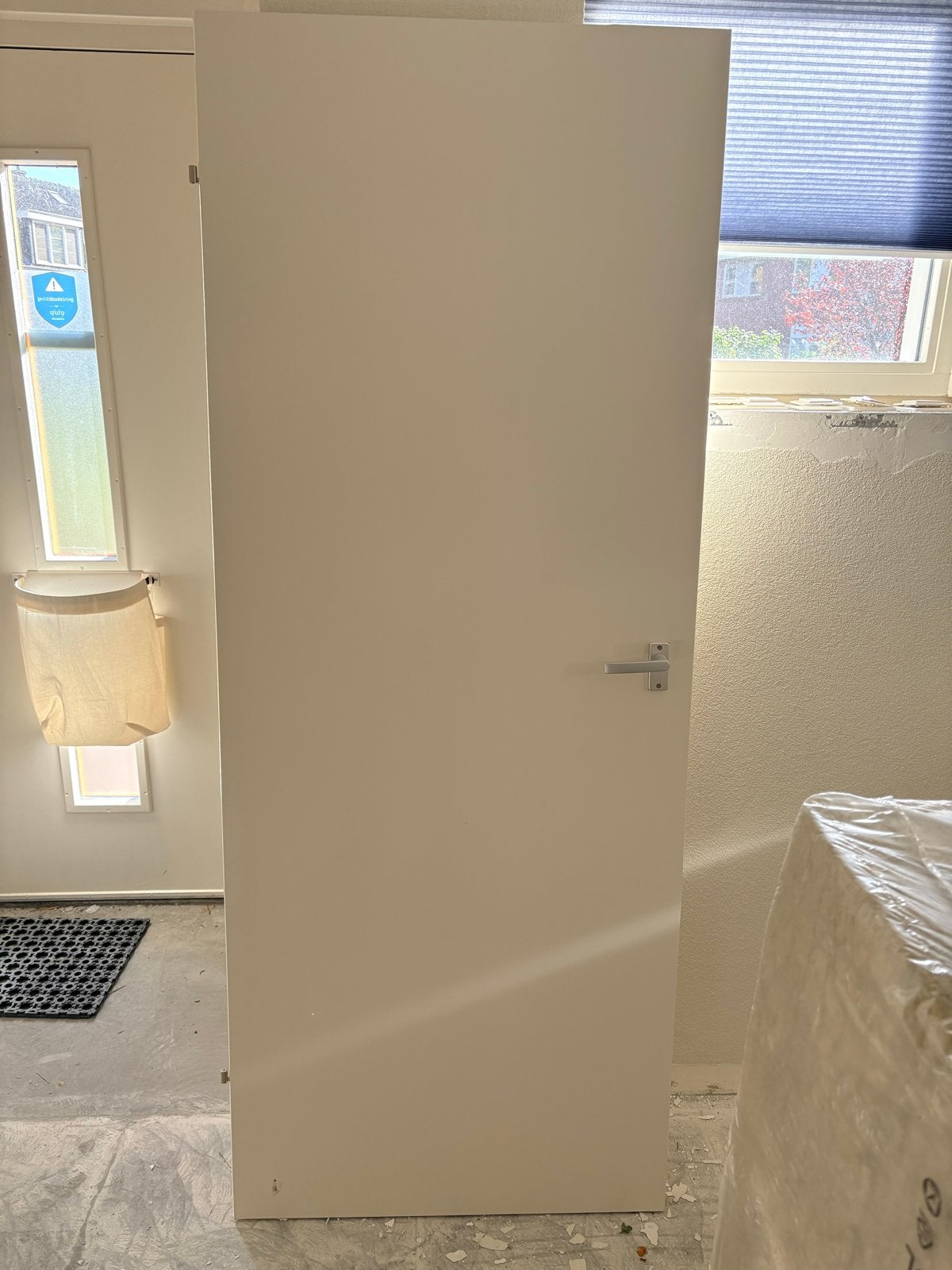 Witte binnendeuren 3 zonder glas meterkast deur, Gebruikt, 80 tot 100 cm, Binnendeur, 200 tot 215 cm