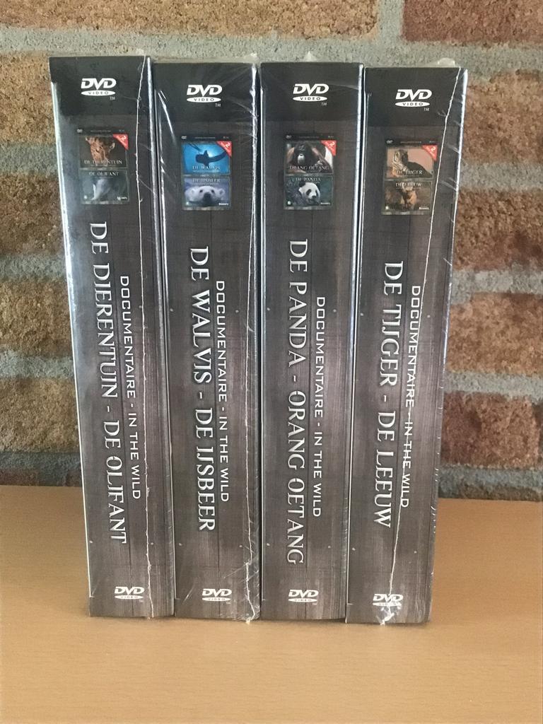 Discovery documentaires natuur, 4 boxen, nieuw in plastic., Alle leeftijden, Ophalen of Verzenden, Nieuw in verpakking, Natuur