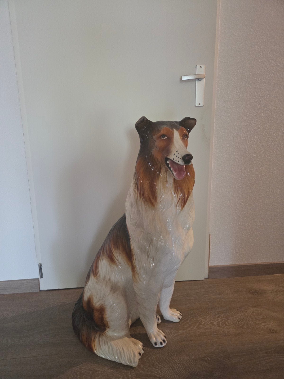 grote vintage italiaanse keramieken collie/lassie, Ophalen