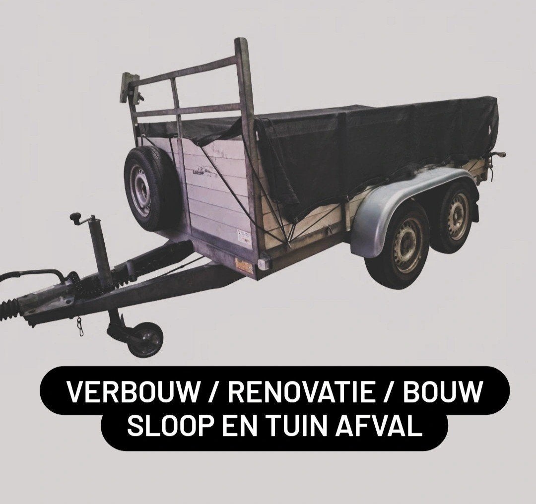 verbouw container / afvoer service / kieper te huur, 100 liter of meer, Ophalen of Verzenden, Transportkar