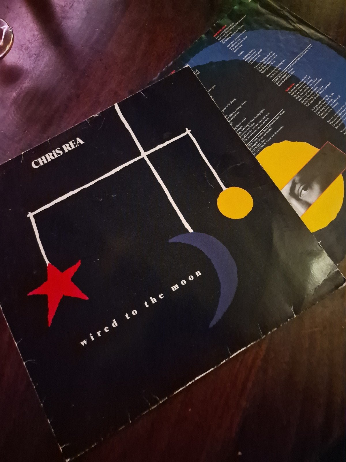 Chris Rea - Wired to the Moon LP, Cd's en Dvd's, Vinyl | Pop, Gebruikt, Pop, LP, 12 inch, Ophalen of Verzenden