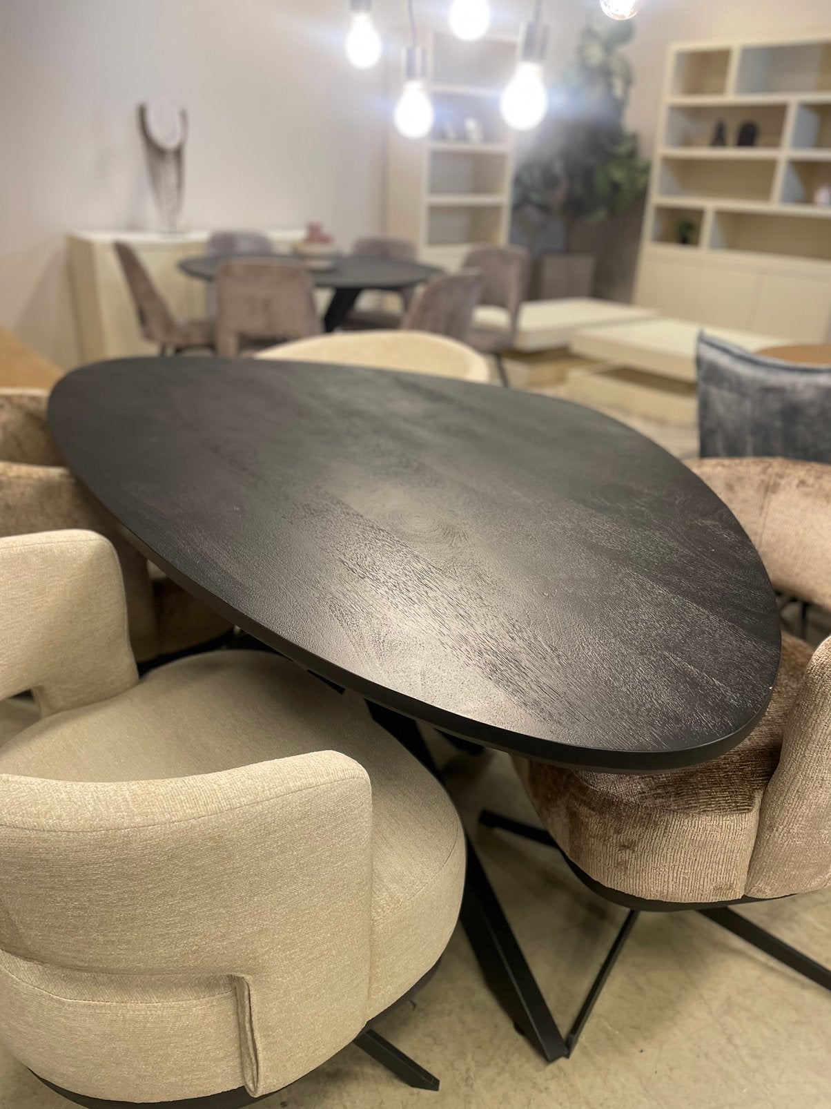 LEEGVERKOOP ORGANISCH BLAD MANGO VOORRAAD259 EURO CHEFMEUBEL, Huis en Inrichting, Bruin, Hout, Nieuw, Ophalen of Verzenden