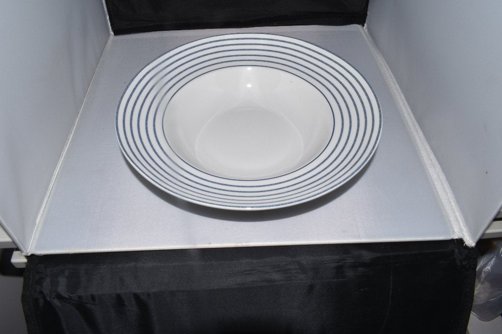 Pastaborden Candy Stripe Laura Ashley servies, Overige merken, Nieuw, Ophalen of Verzenden, Bord(en)
