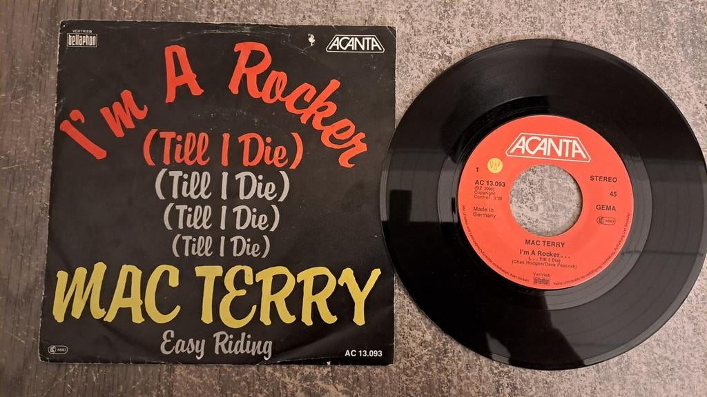 Mac terry  - i'm a rocker, Gebruikt, 7 inch, Single, Ophalen of Verzenden