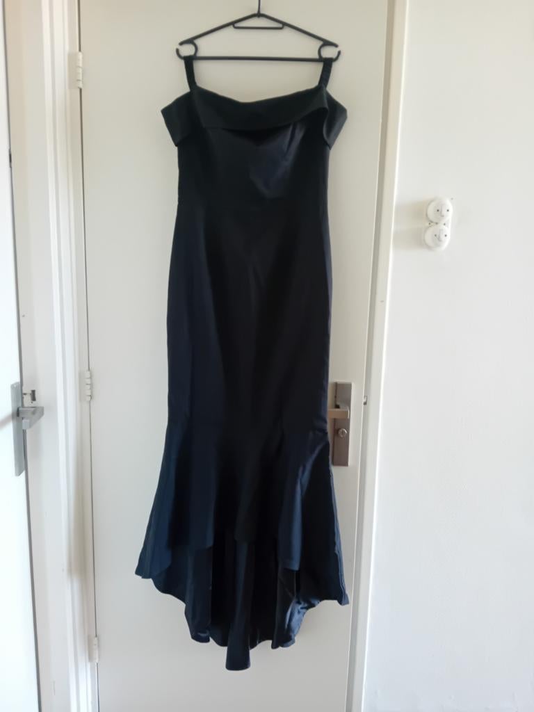 Jurk, Maat 38/40 (M), Zwart, Ophalen of Verzenden, Onder de knie