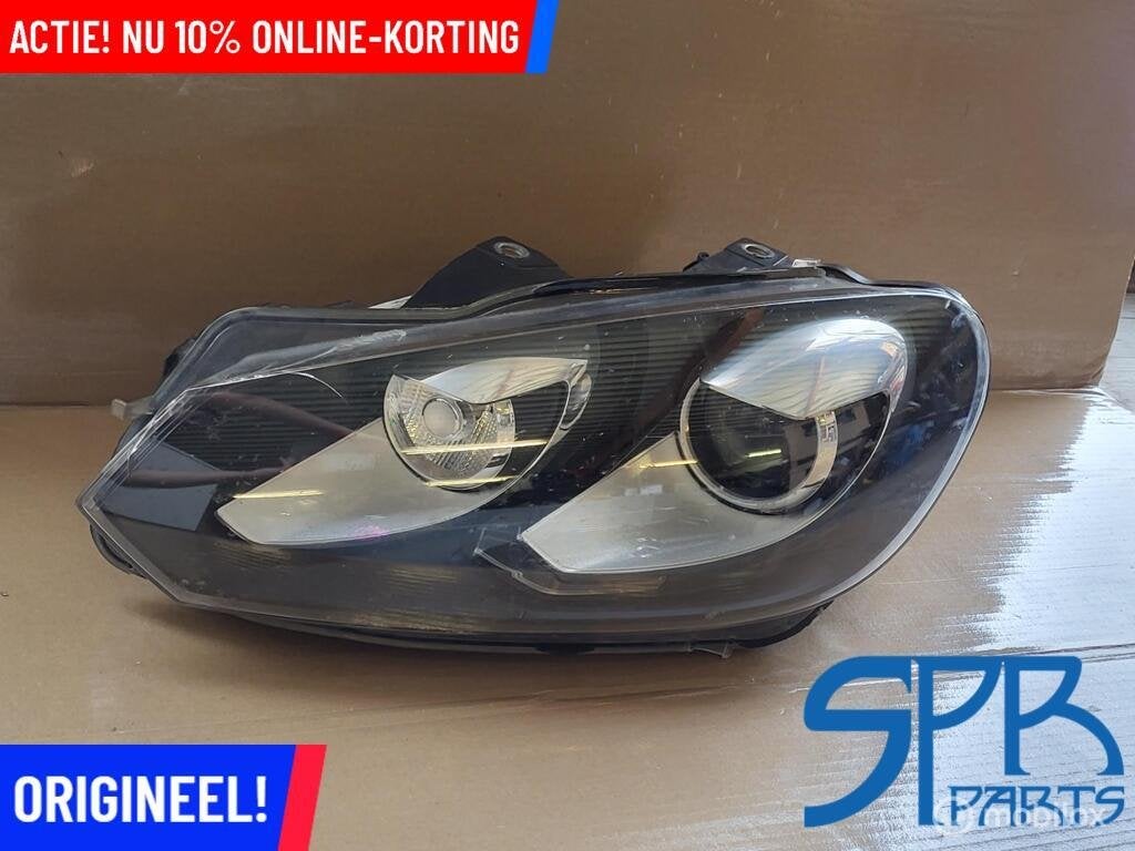 VW GOLF 6 VI BI-XENON LINKS KOPLAMP 5K1941751C ORG GLAS STUK