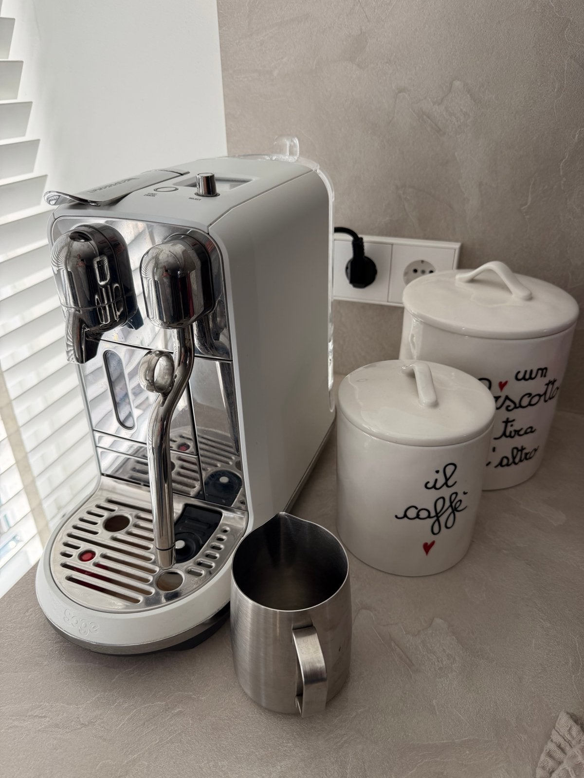 Nespresso Creatista Plus SNE800 SST/B Koffiemachine, Witgoed en Apparatuur, Koffiezetapparaten, Ophalen, Gebruikt, Espresso apparaat
