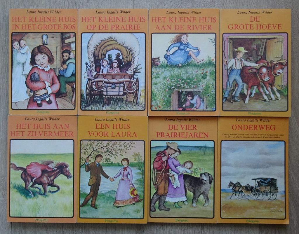 Laura Ingalls Wilder - 8 boeken - Het kleine huis, Ophalen, Gelezen, Fictie algemeen