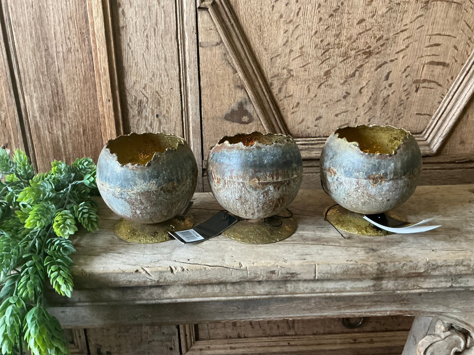 NIEUW set van 3 metalen PTMD windlichten Surri, Ophalen of Verzenden, Nieuw