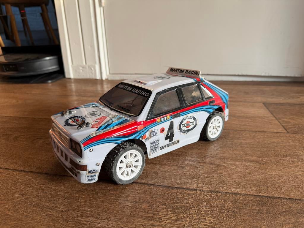 Hyper Go MJX RC 1:14 – Lancia Delta Martini Racing, Ophalen, Gebruikt, Auto, Overige merken