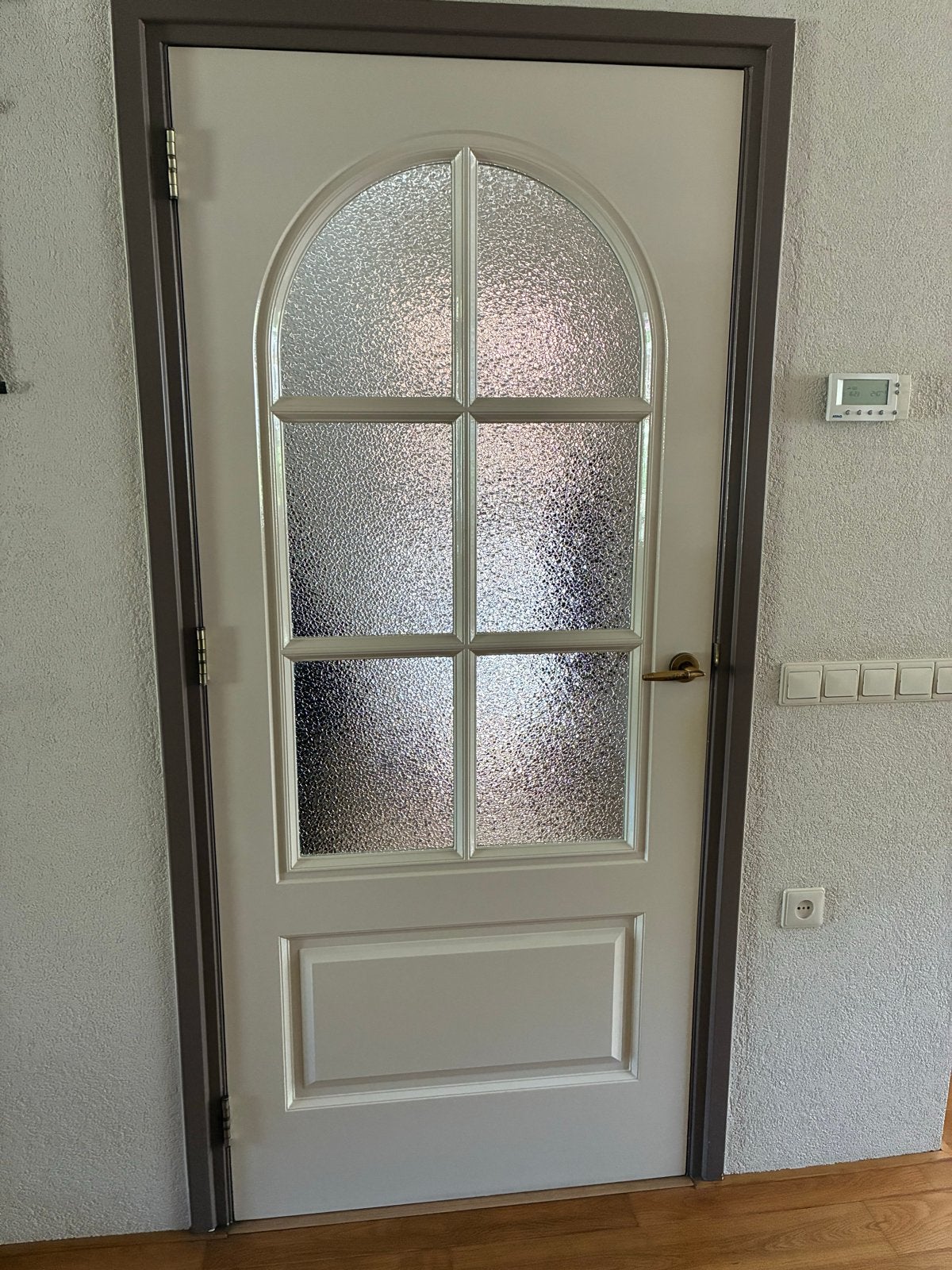 3 Binnendeuren met glas en boog, Ophalen, Gebruikt, 80 tot 100 cm, Binnendeur