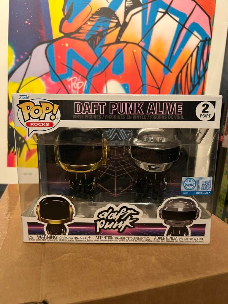 Funko pop! Daft punk Alive  exclusive 2-Pack, Ophalen of Verzenden, Zo goed als nieuw