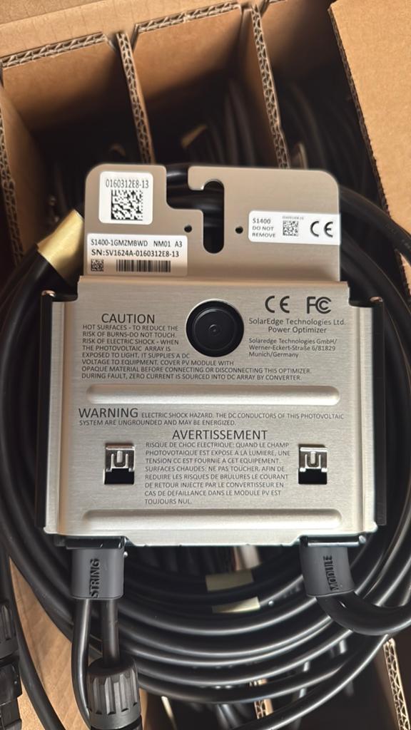 Grote partij Originele SolarEdge S1400 Power Optimizers, Ophalen of Verzenden, Nieuw, Overige typen