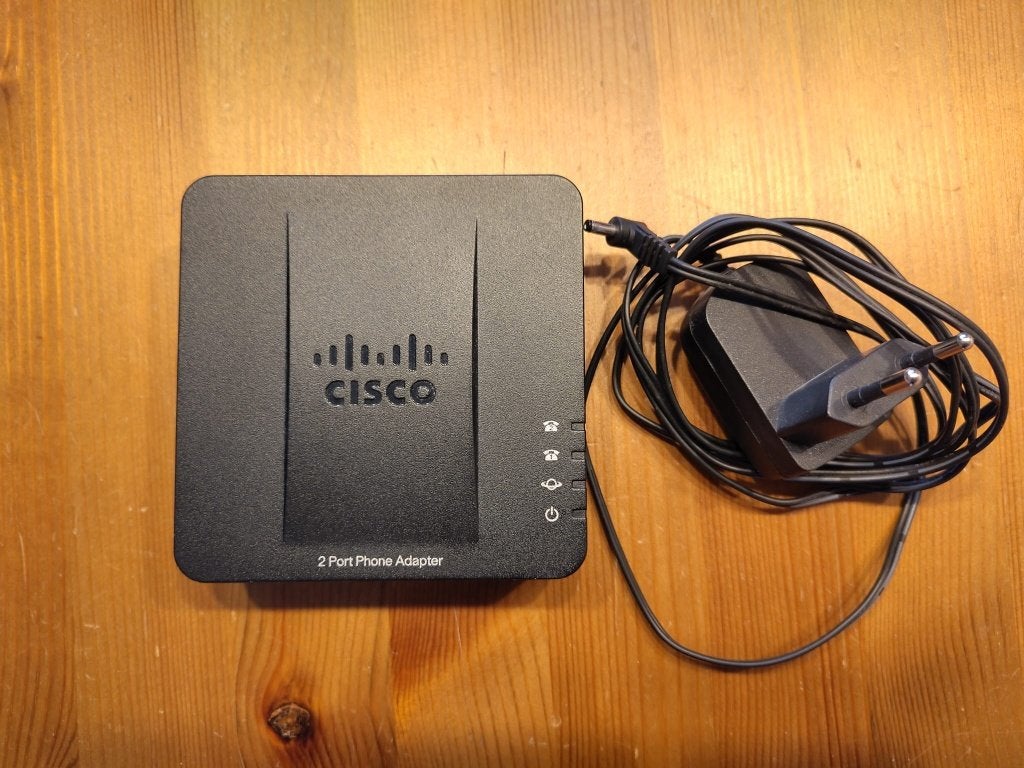 Cisco SPA 112, Telecommunicatie, Datacommunicatie en VoIP, Ophalen of Verzenden, Gebruikt, Toebehoren