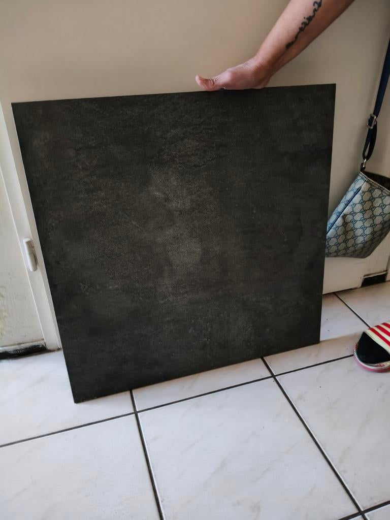 20 Badkamertegels 60x60 grijs, Ophalen of Verzenden