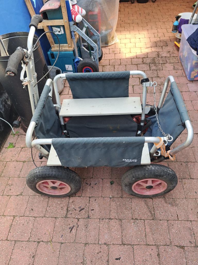 Stevige bolderkar voor strand en bos, Ophalen of Verzenden, Gebruikt, Handmatig