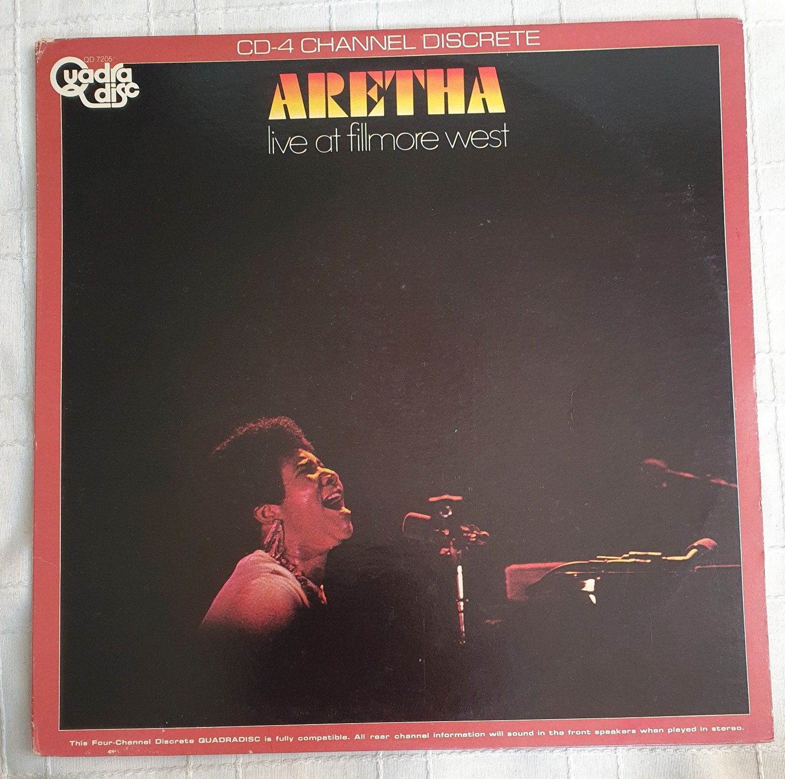 LP Aretha Franklin - Live at Fillmore west - QD 7205 - 1973, Verzenden, 1970 - 1979, 12 inch, Soul of Nu Soul