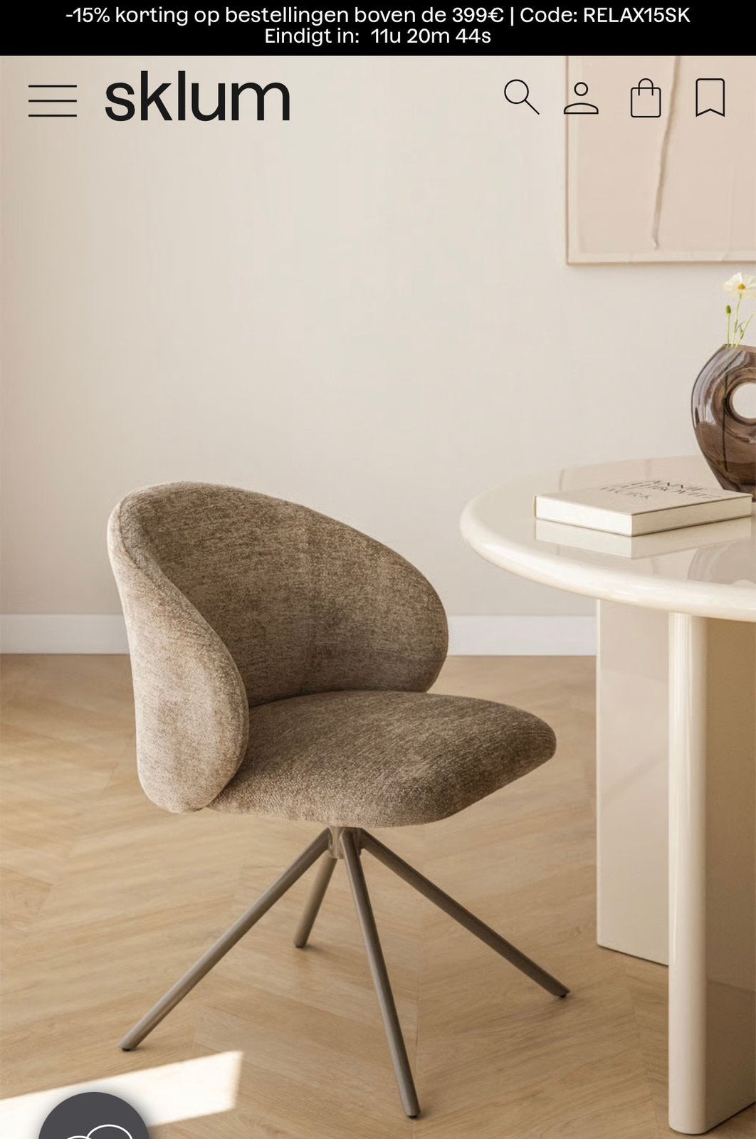 Draaibare gestoffeerde eetkamerstoelen 3 stuks, Ophalen, Zo goed als nieuw, Metaal, Vijf, Zes of meer stoelen