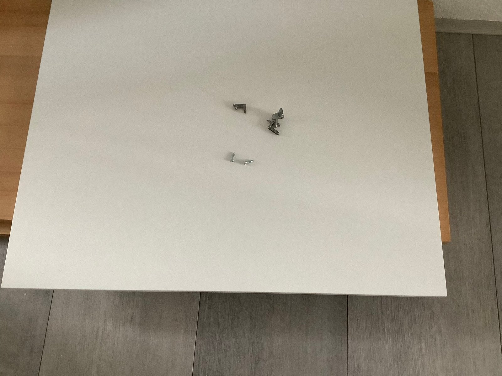 IKEA STUVA witte legplank met bevestigingsmateriaal, Ophalen, Gebruikt