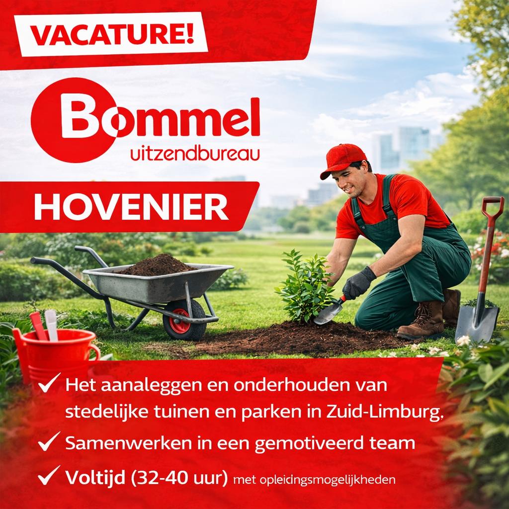 Aanpakker Hoveniersbedrijf, 33 - 40 uur, LBO / VMBO, Starter, Vast contract