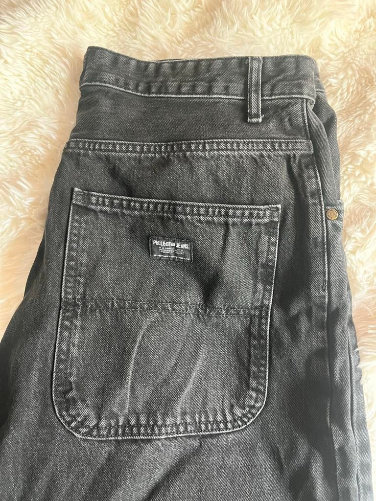 Pull&Bear Baggy Jeans Zwart (Unisex) - Skate/Streetwear, Ophalen of Verzenden, Gedragen, Zwart, Overige jeansmaten