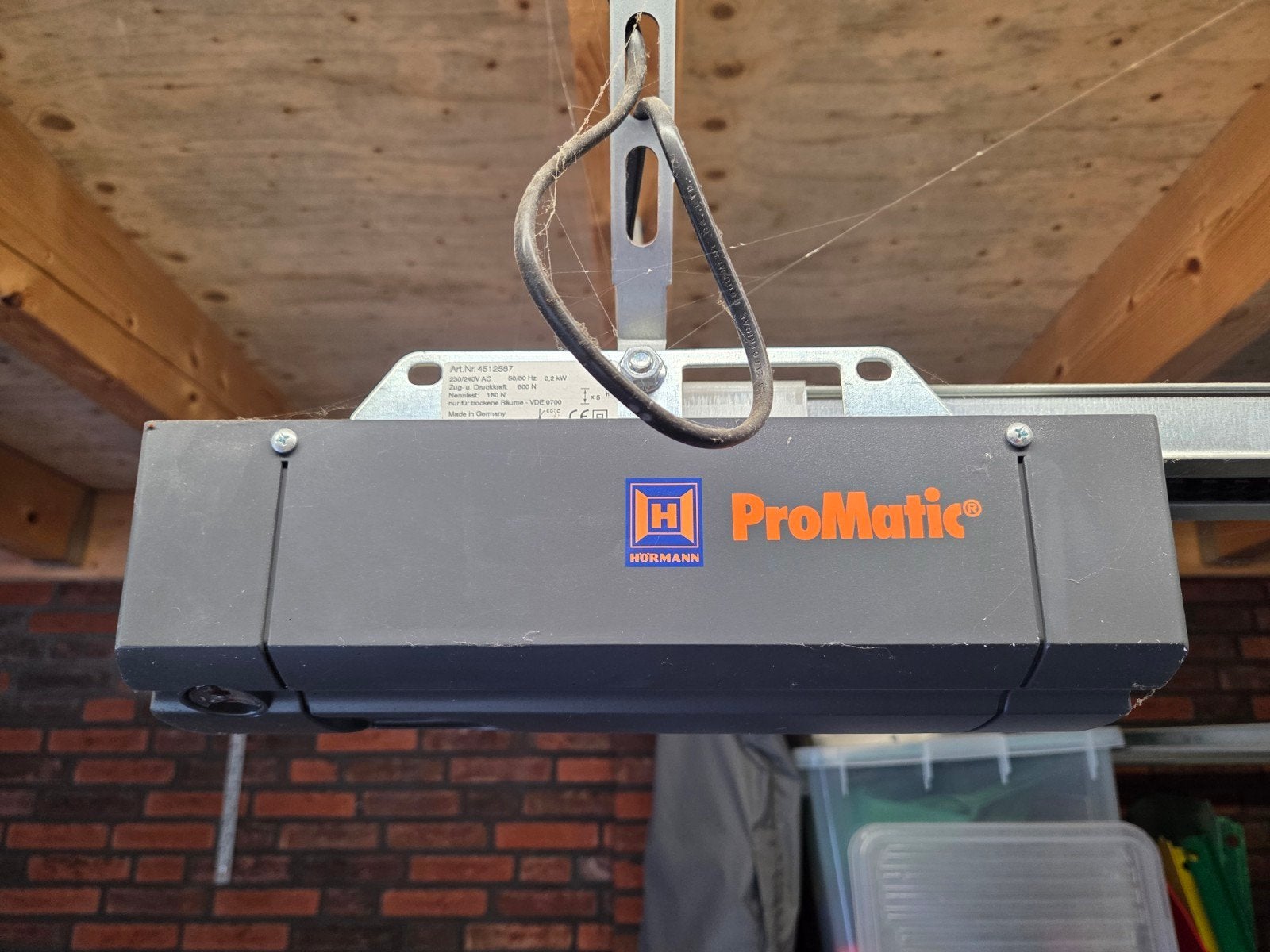 Hermann Promatic garageopener, Ophalen, Gebruikt, Minder dan 80 cm, Overige typen