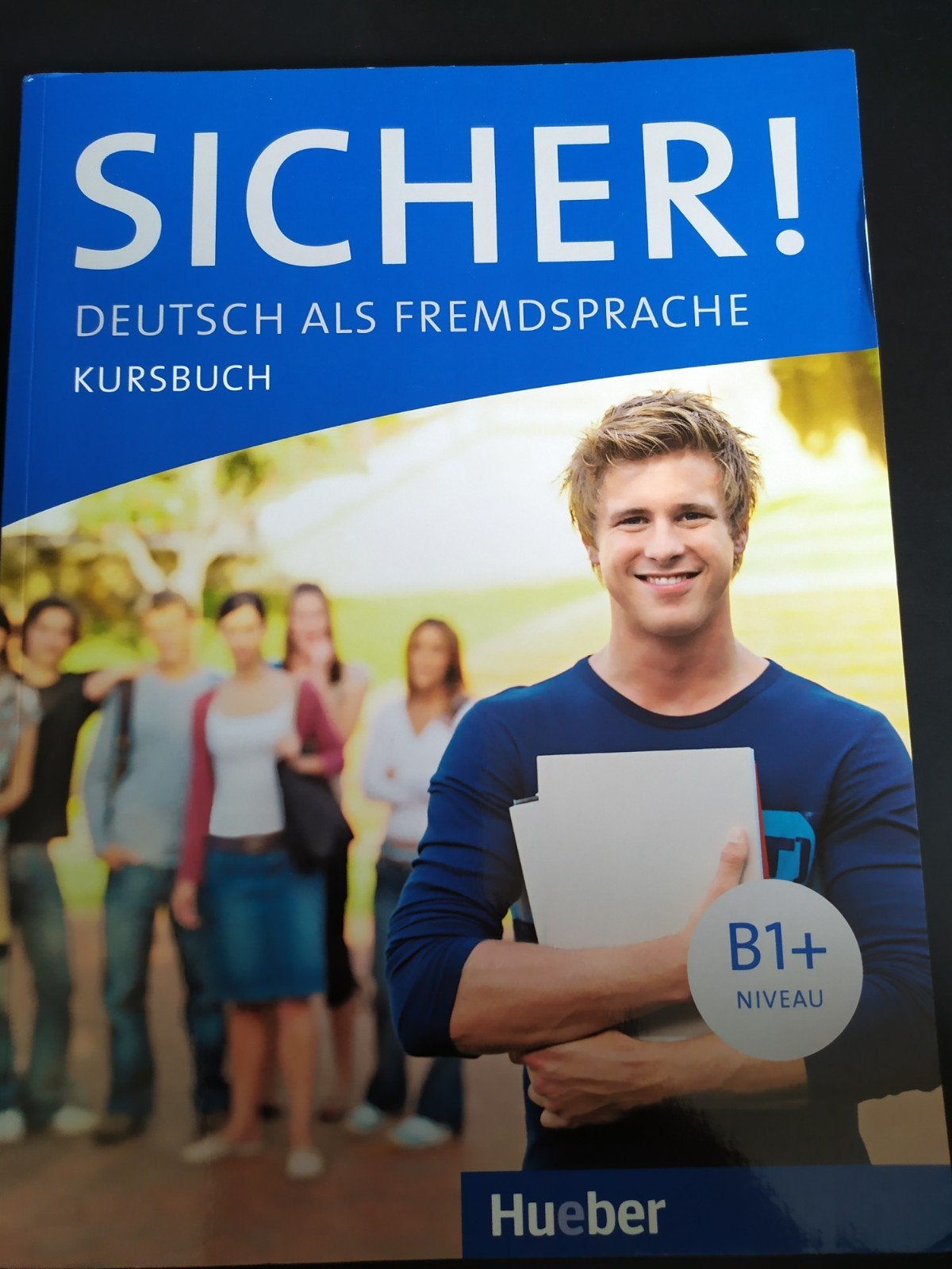 Sicher! B1+ Duits als vreemde taal cursusboek Hueber, Ophalen of Verzenden, Zo goed als nieuw, Diverse auteurs (Hueber Verlag)