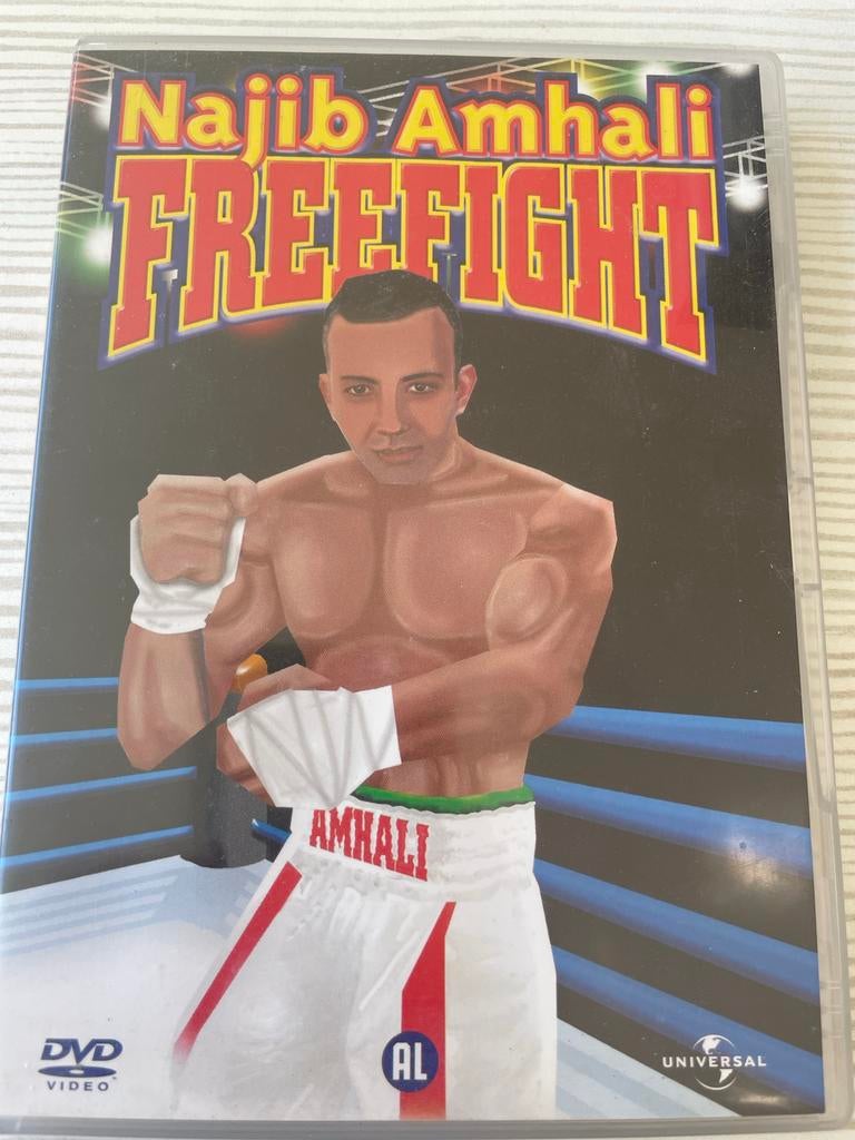 Najib Amhali - Freefight DVD, Alle leeftijden, Ophalen of Verzenden, Gebruikt, Overige genres